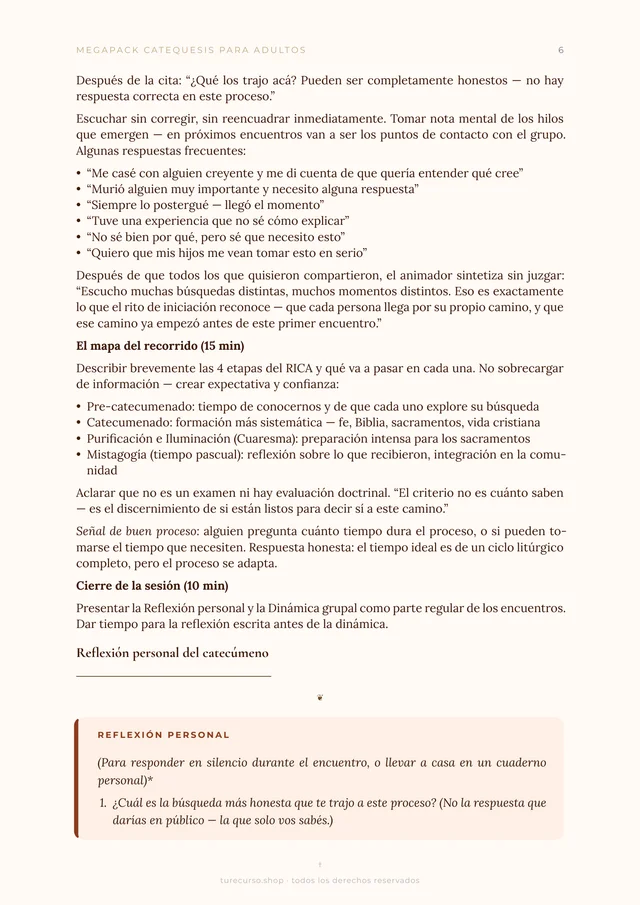 Encuentro 5: La fe adulta